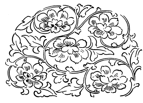 花鳥圖案?jìng)鹘y(tǒng)裝飾0050