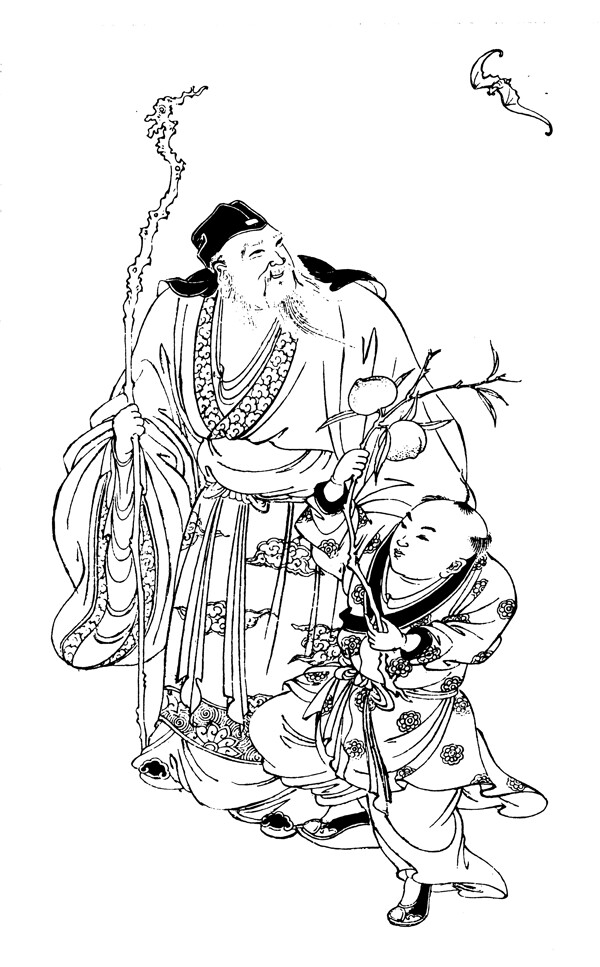 仙人圖案