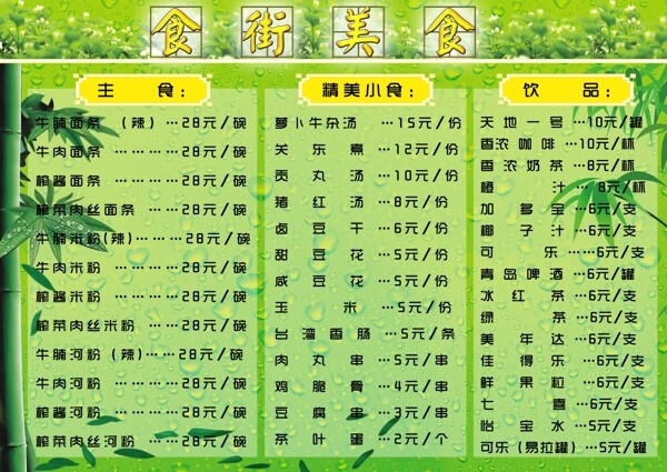 菜單圖片