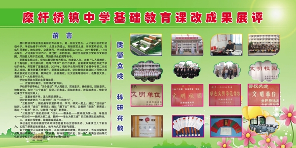 學(xué)校展板