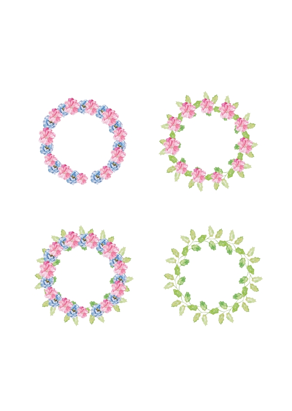 手繪花環(huán)