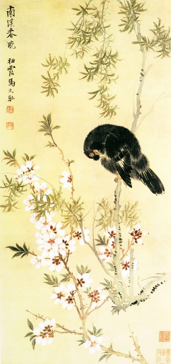 鳥語花香裝飾畫圖片
