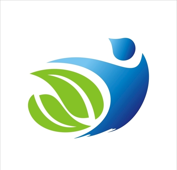 蓝色企业logo图片