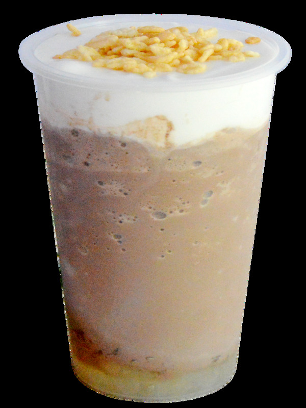 芋泥奶蓋香脆米創(chuàng)意健康奶茶飲品