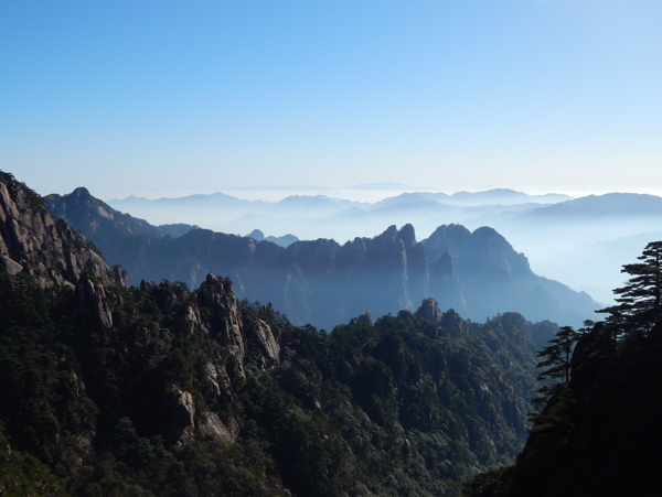 黃山風光圖片