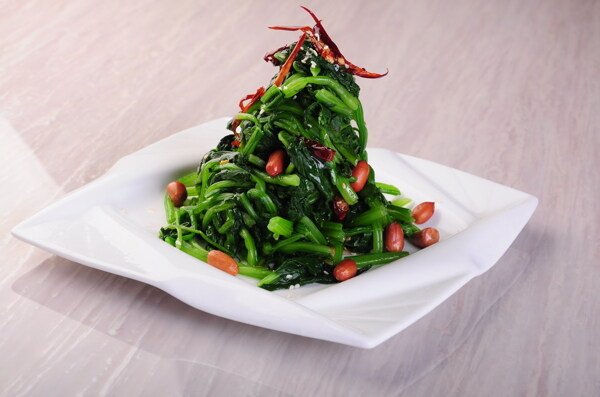 果仁菠菜圖片