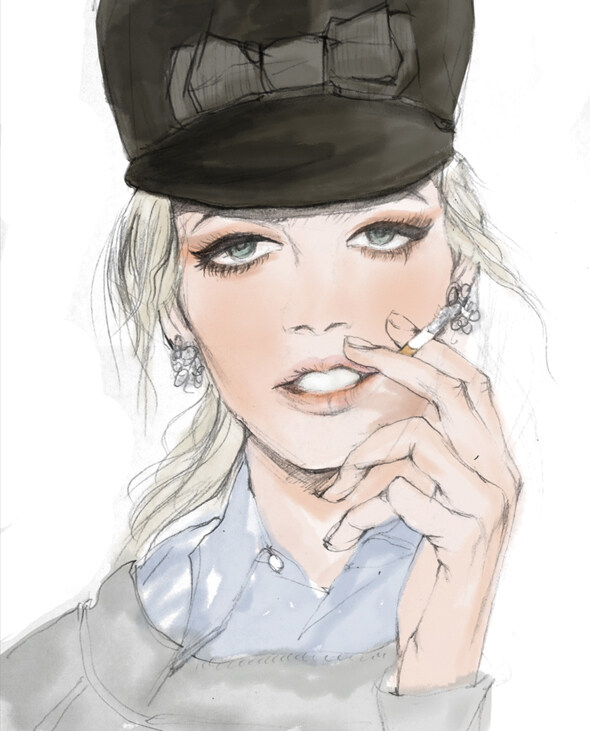 位圖插畫時尚插畫人物插畫插畫師免費(fèi)素材