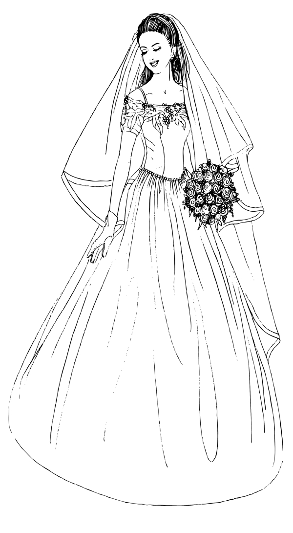 人物線描絕對(duì)經(jīng)典難得的素材圖片