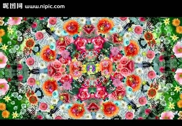 花团锦簇视频素材