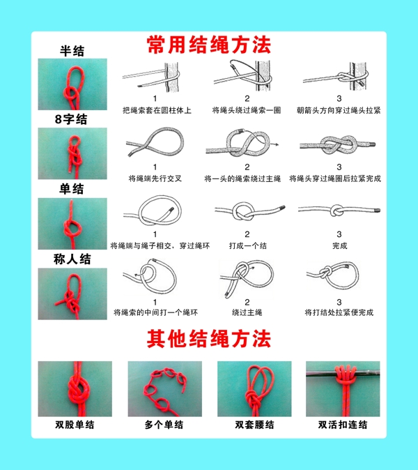 常用結(jié)繩方法