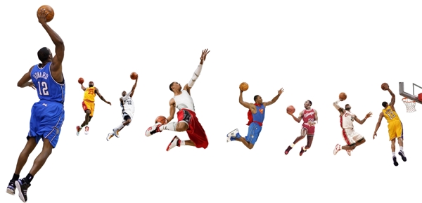 NBA篮球灌篮图片