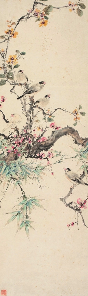 花鳥(niǎo)國(guó)畫圖片