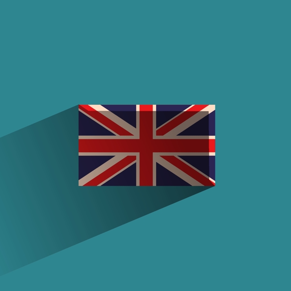 英国国旗矢量图标图片