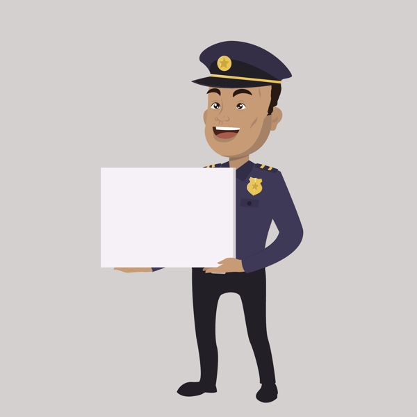 卡通警察