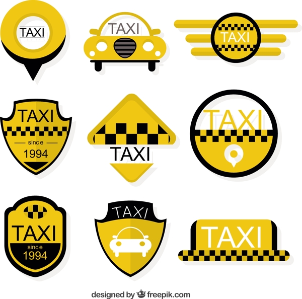 黄色出租车贴纸套