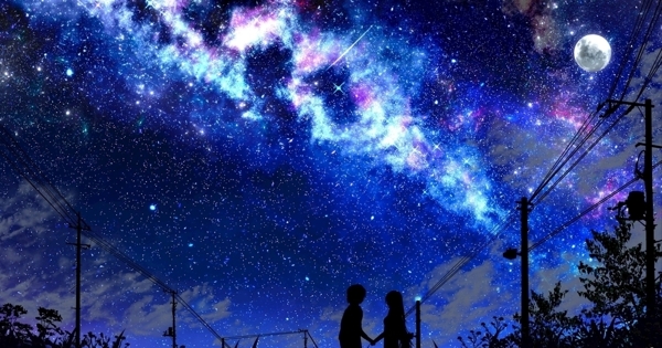 浪漫星空夜景