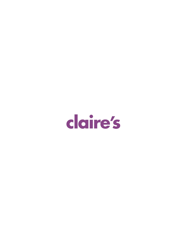 Claireslogo设计欣赏Claires服饰品牌标志下载标志设计欣赏