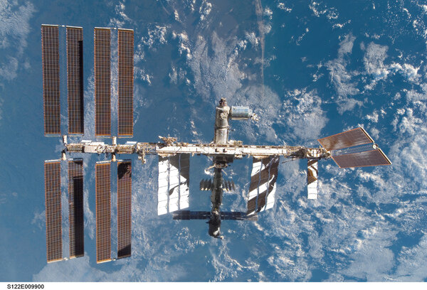 太空站美丽风光图片