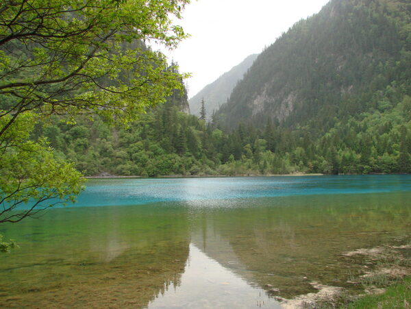 九寨沟美景自然风光山水景观