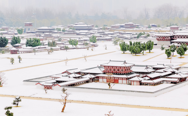 大明宫雪景