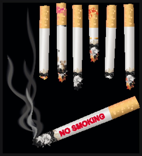 创意禁止吸烟广告