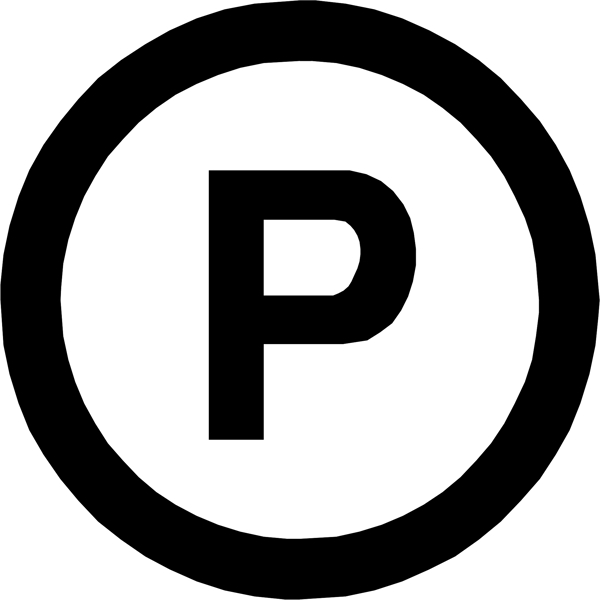 允许停车标识图片