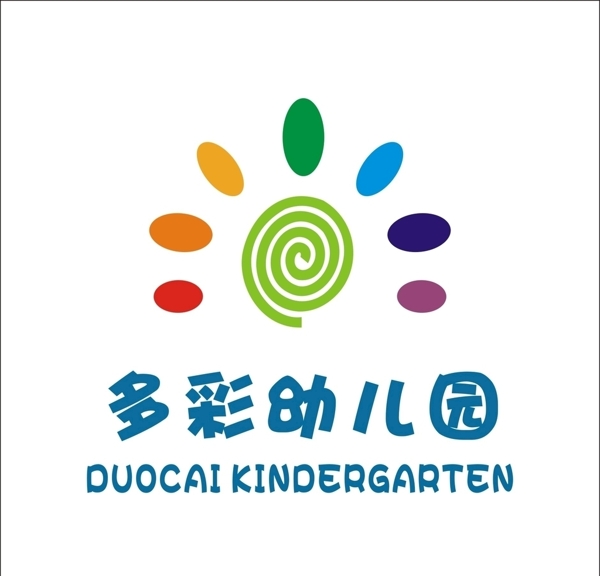 幼儿园标志矢量班徽校徽设计