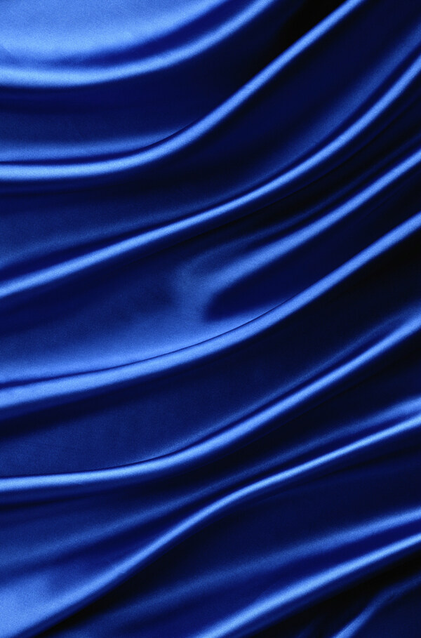 蓝色丝绸底纹图图片