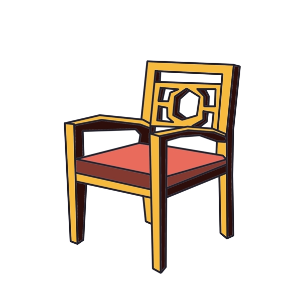 家具椅子装饰插画