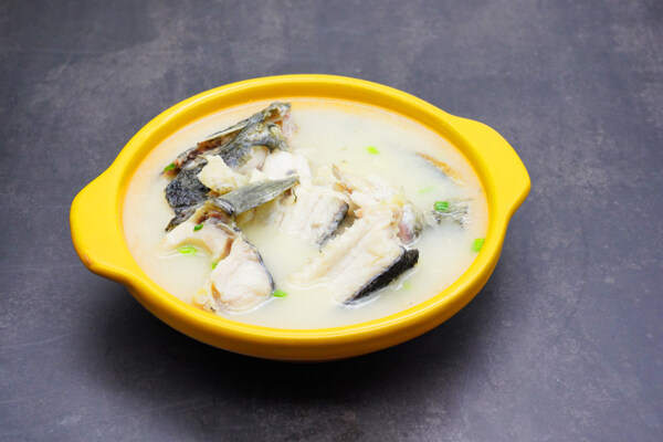 酸菜鱼汤美食食材背景海报素材图片