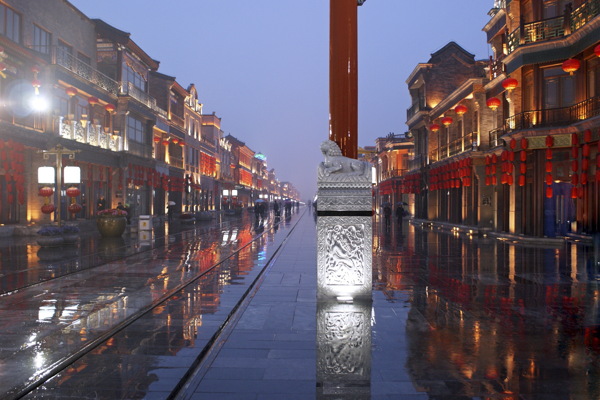 雨后北京大街