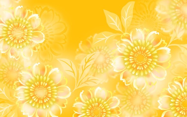 黄色大花朵