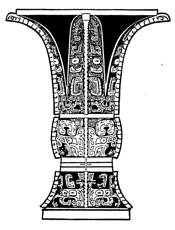商周时代器物图案中国传统图案图案54
