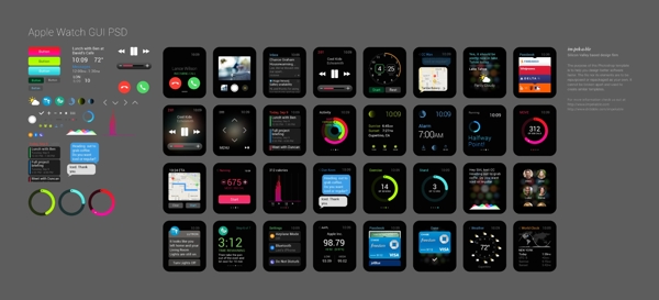 applewatch界面设计图片