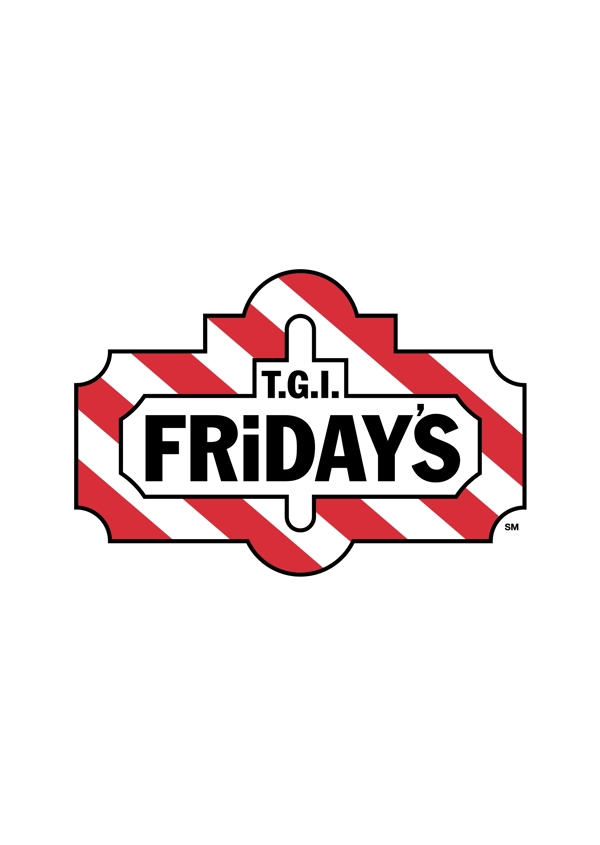 TGIFridayslogo设计欣赏TGIFridays企业工厂标志下载标志设计欣赏