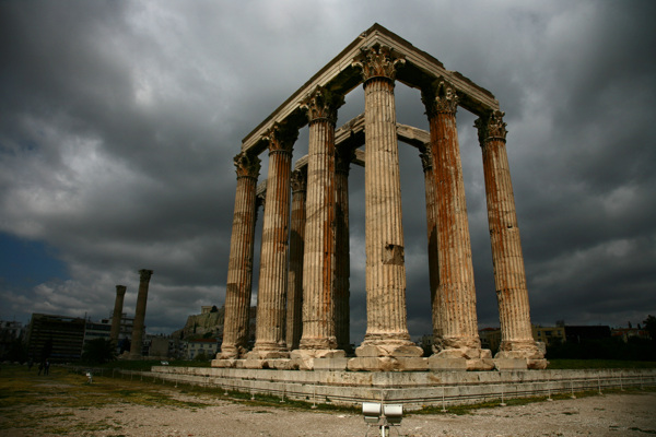 希腊宙斯神庙图片