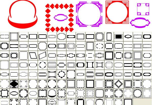 相框图案图片