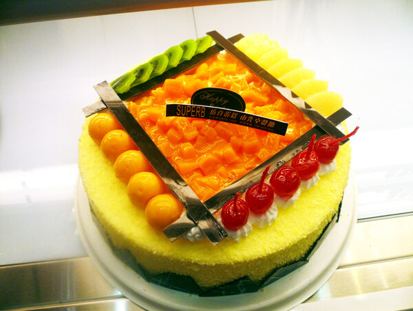 水果慕斯蛋糕图片