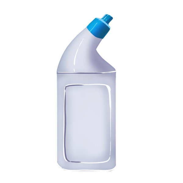 白色塑料瓶清洁用品