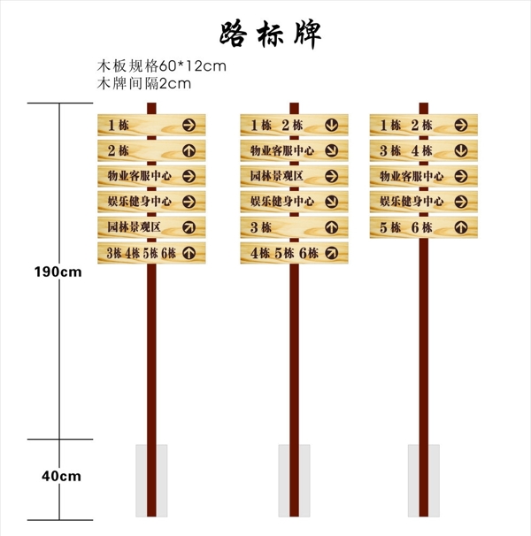 路标牌