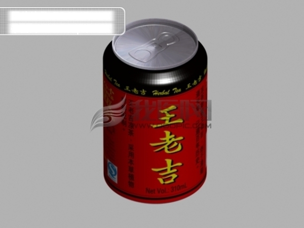 3Dmax模型易拉罐