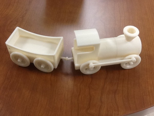 玩具火车的三维建模