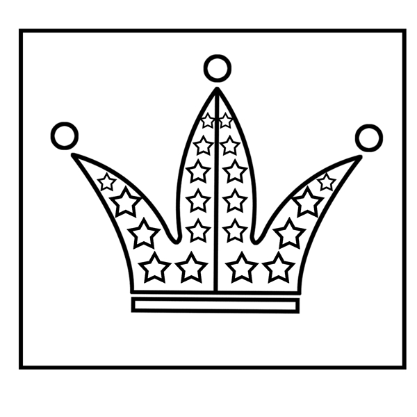 王冠服装图标插画