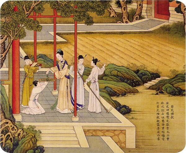 清明上河图古画风景画工女绣女民间艺术画中国民间艺术品中华刺绣民间艺术PSD分层素材源文件中国传统元素整合图库