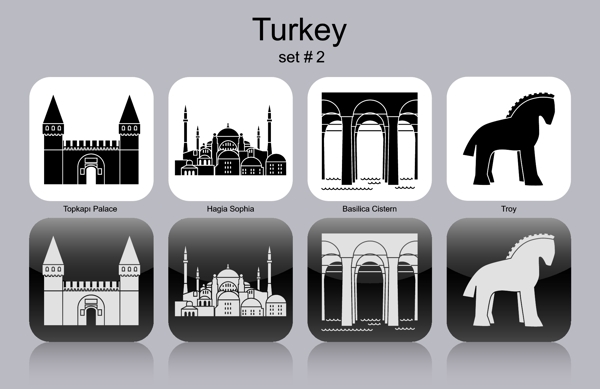 土耳其城市轮廓图片