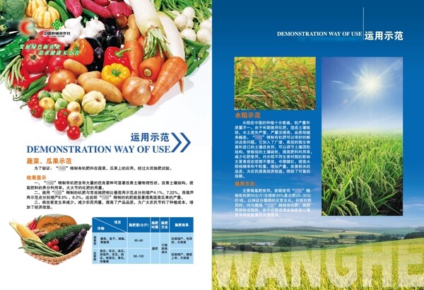 化肥企业画册设计图片