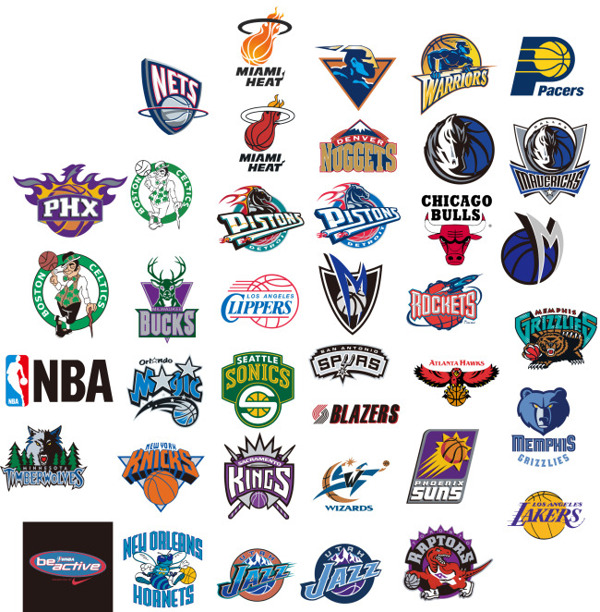 NBA篮球队标