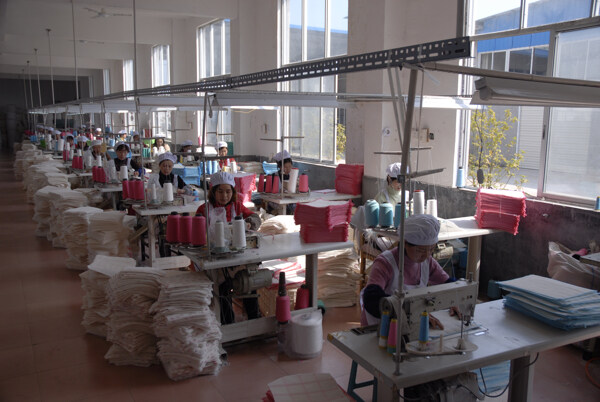 纺织厂图片
