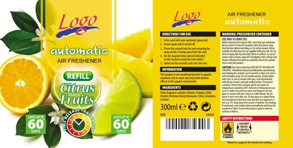 柠檬香型清香剂图片