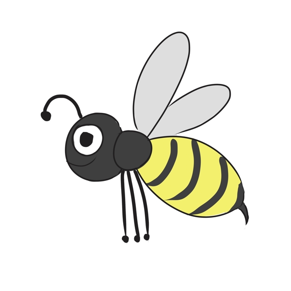 卡通手绘动物蜜蜂
